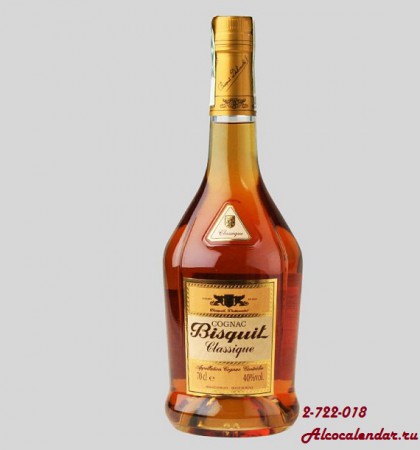 Bisquit VS 40% Франция. Выдержка: 3 года. 1L - 2200